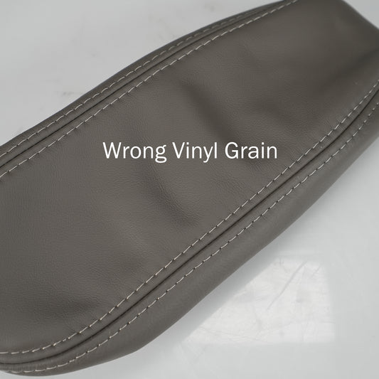 2003-2004 Ford Excursion Eddie Bauer/Limited, Bucket Second Row Armrest Cover, Dark Parchment All Leather -CLEARANCE - FINAL SALE