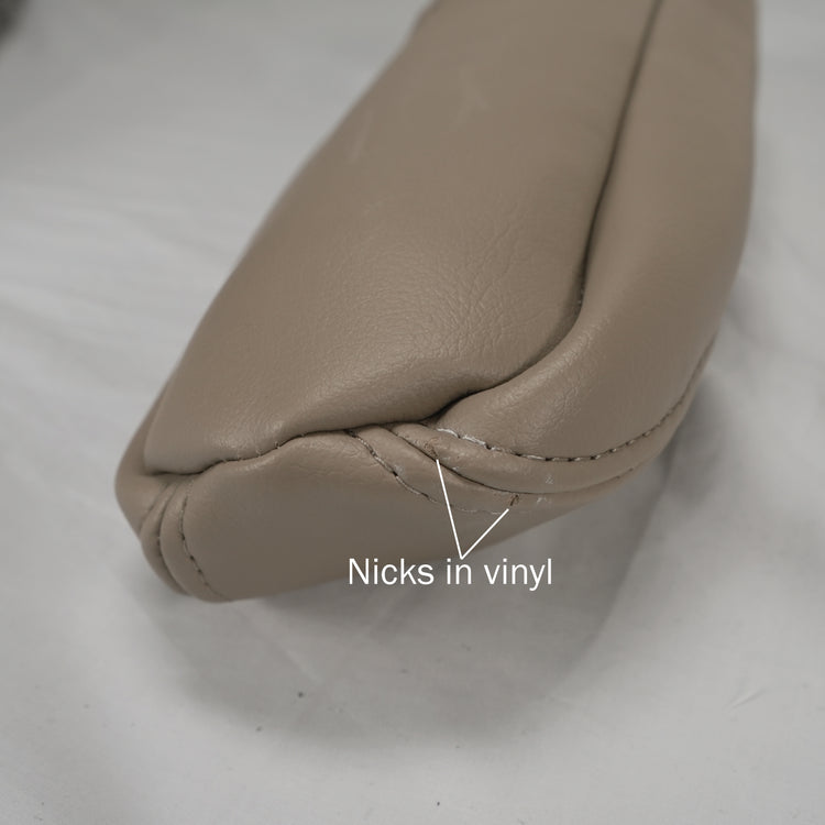 2000 - 2004 Ford F250 / F350 / Excursion Select Models - Driver or Passenger Side Armrest Cover - Medium Parchment - All Vinyl - CLEARANCE - FINAL SALE