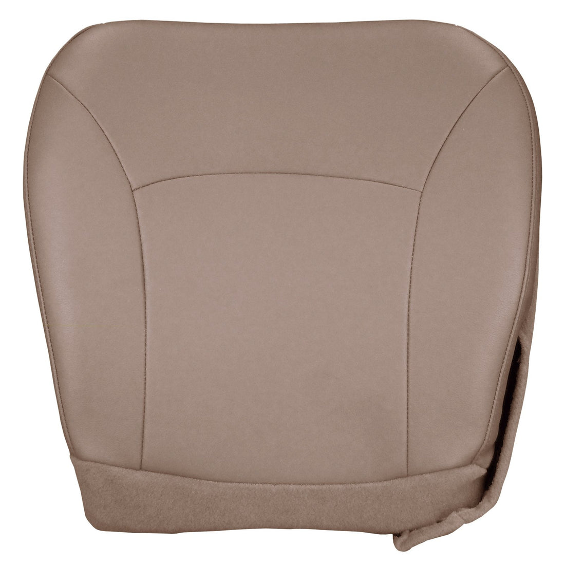 Front view of driver in Medium Pebble for Ford Econoline