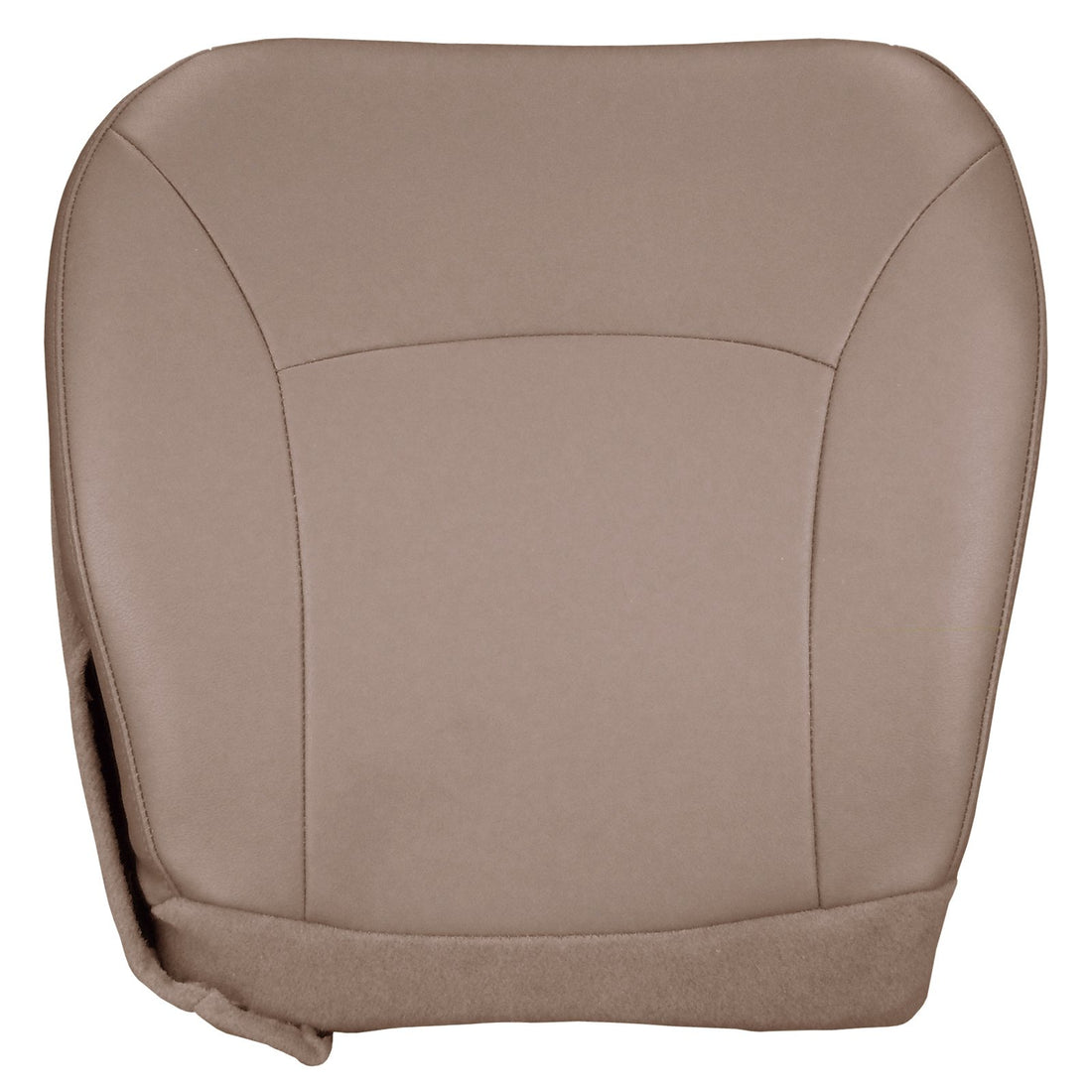 Front view of passenger in Medium Pebble for Ford Econoline