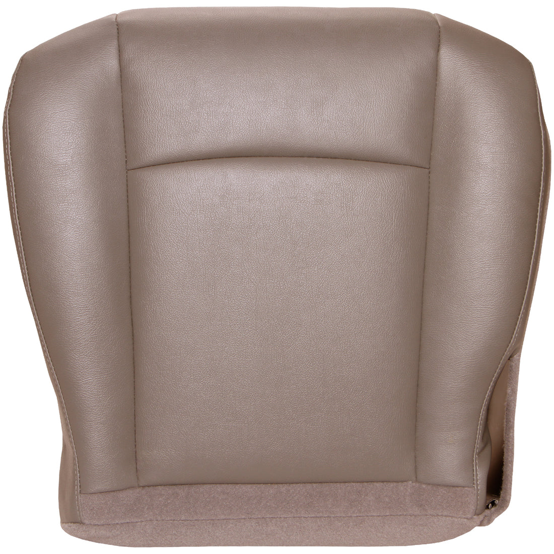 Front view of driver in Medium Pebble for Ford Econoline