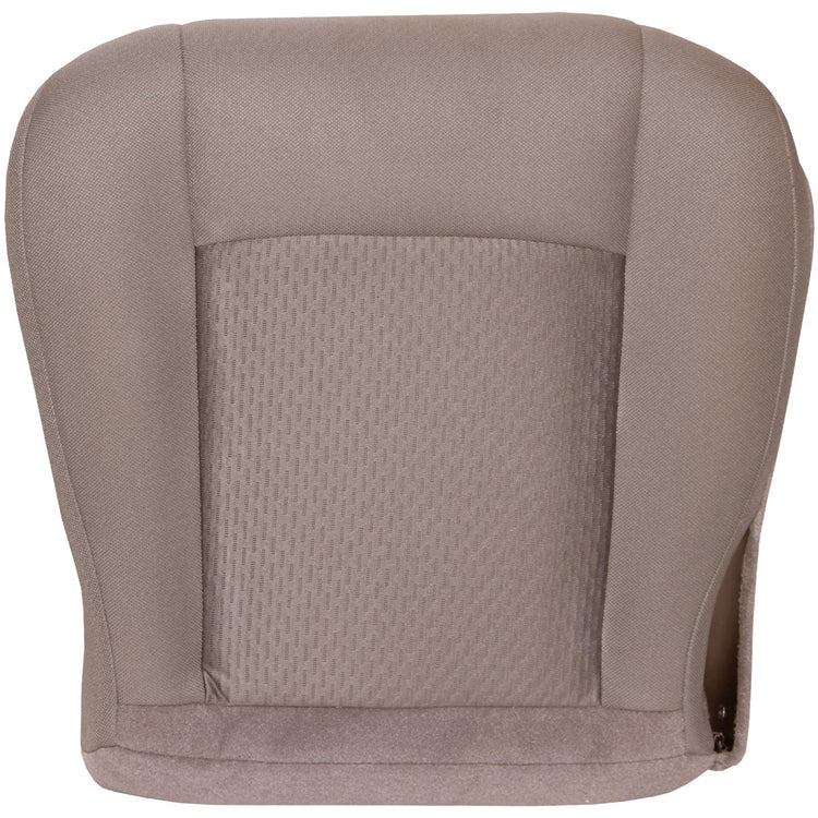 Front view of driver in Medium Pebble for Ford Econoline