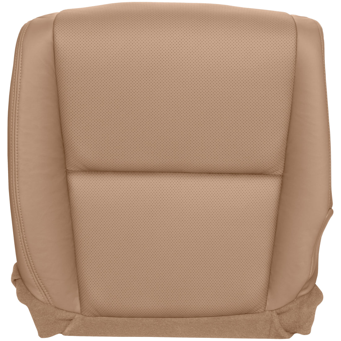 Front view of driver in Light Camel (Trim Code D) for Acura TL