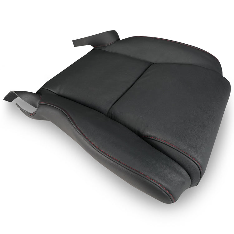 2020 - 2022 Toyota Sequoia TRD Pro - Passenger Side Bottom Cover - Material Config: All Vinyl - Black w/ Red Stitching