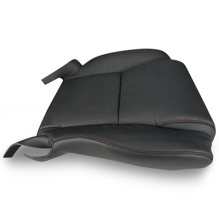 2020 - 2022 Toyota Sequoia TRD Pro - Passenger Side Bottom Cover - Material Config: All Vinyl - Black w/ Red Stitching