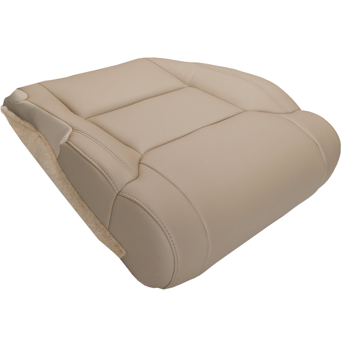 a beige leather seat cover for a Toyota Tundra