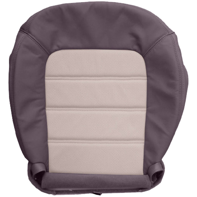 Front view of passenger in Medium Dark Parchment w/ Light Parchment Insert for Ford Explorer