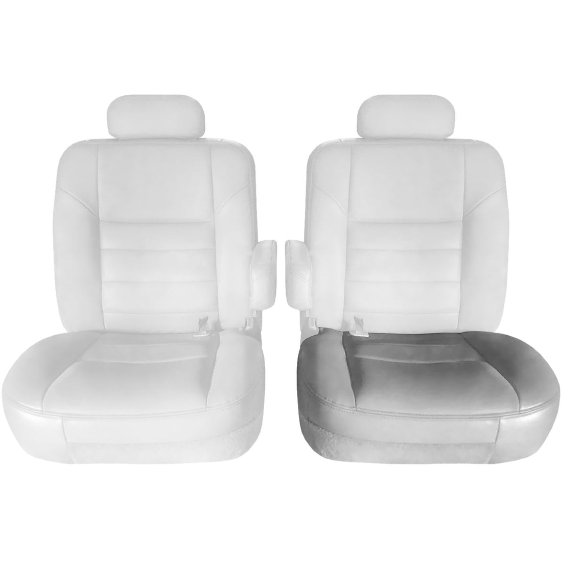 Front view of driver in Medium Parchment for Ford Excursion