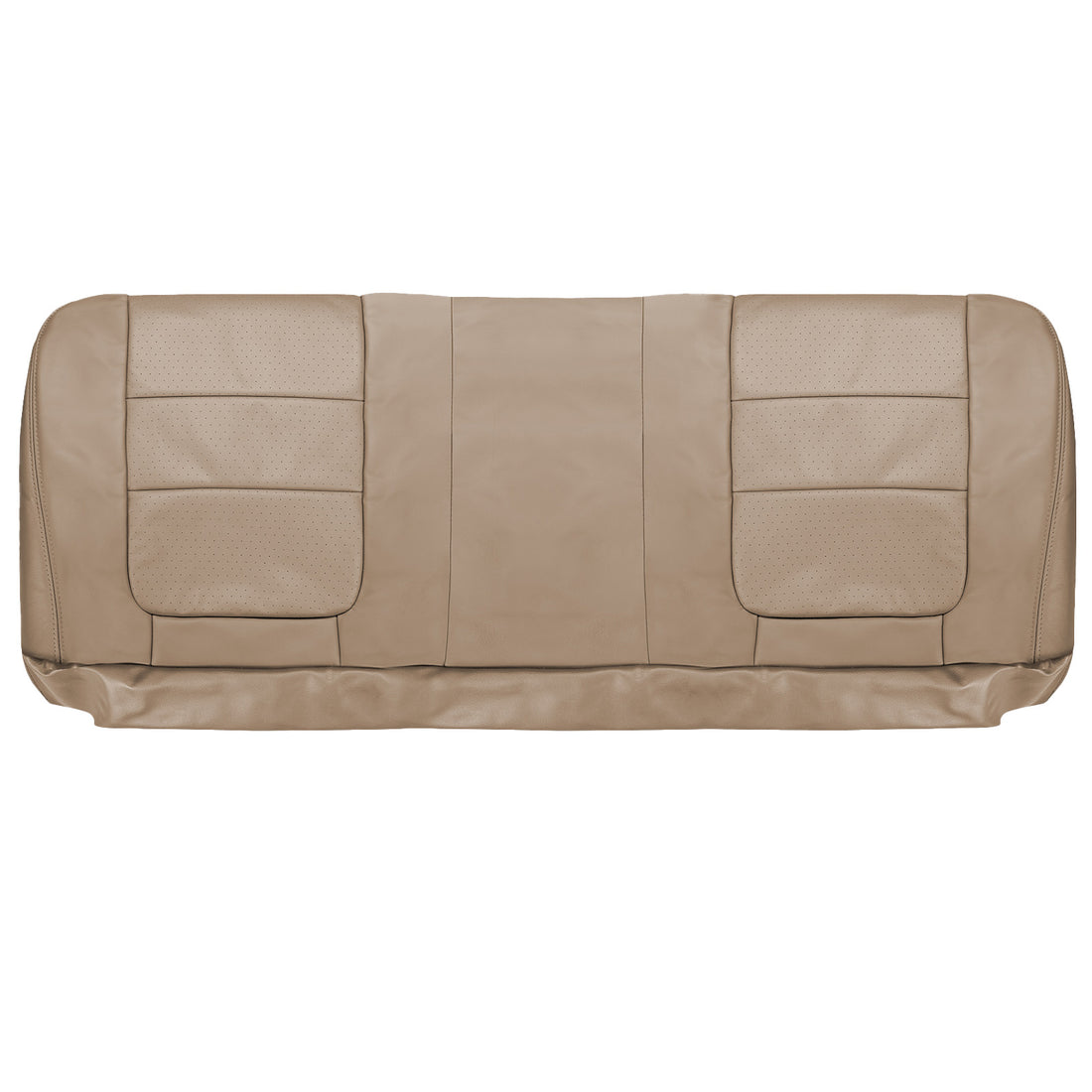 Front view of passenger in Medium Parchment for Ford F250