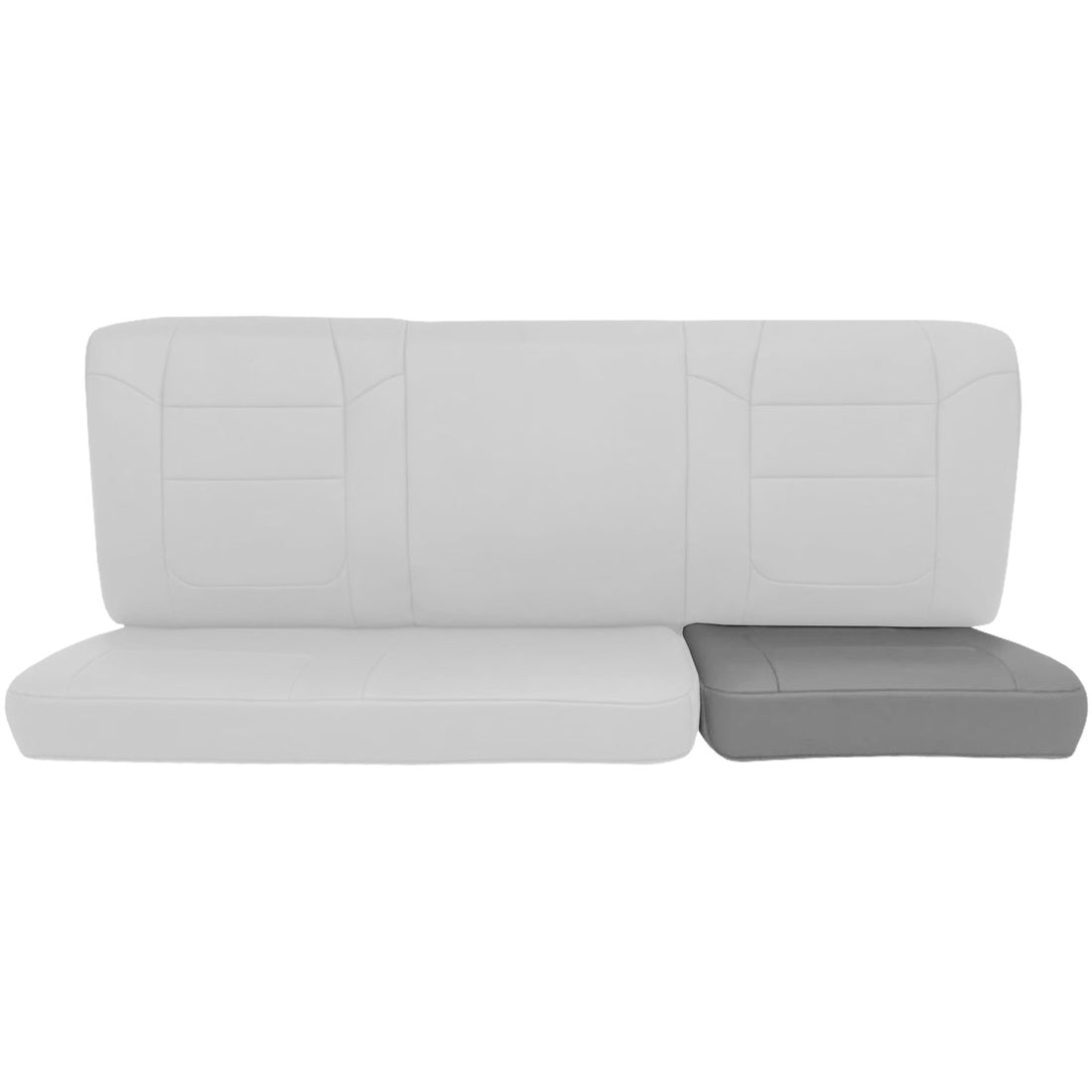Front view of driver in Medium Parchment for Ford F250