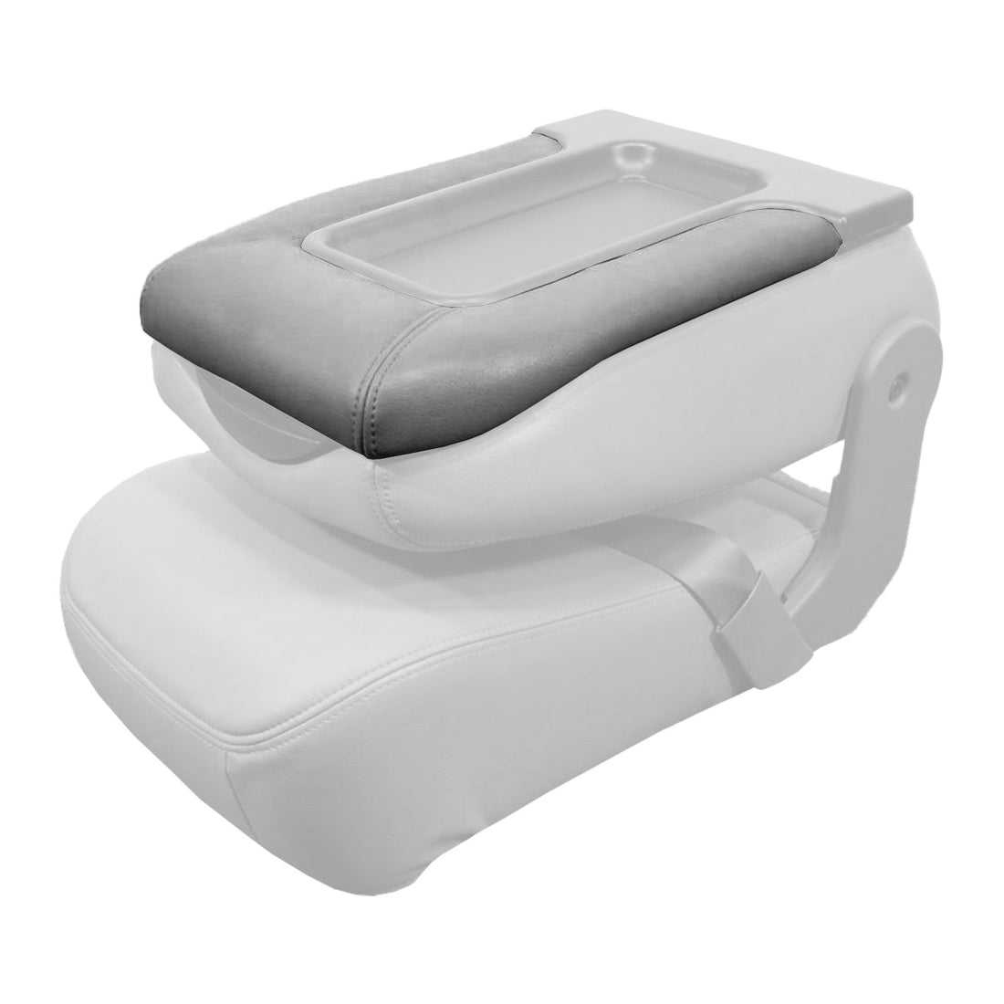 Front view of passenger in Medium Neutral for GMC Sierra