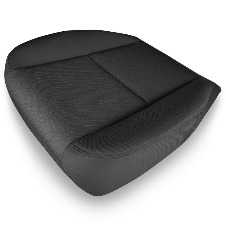 2010 - 2014 Chevrolet Tahoe LS -  Driver Side Bottom Replacement Seat Cover - Ebony Cloth