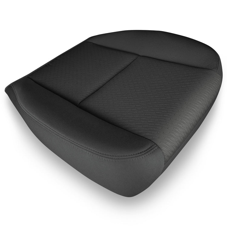 2010  Chevrolet Avalanche 1500 LT - Crew Cab - Front Row Passenger Side Bottom Cover - Ebony OEM Cloth (Trim & Seat Code 19C/A95)