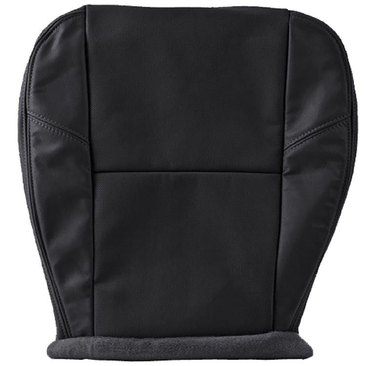 2009  Chevrolet Avalanche 1500 LTZ - Crew Cab - Front Row Driver Side Bottom Cover - Ebony OEM Leather/Vinyl w/ Perforated Inserts for Heated/Cooled Seats (Trim & Seat Code 196/AN3)