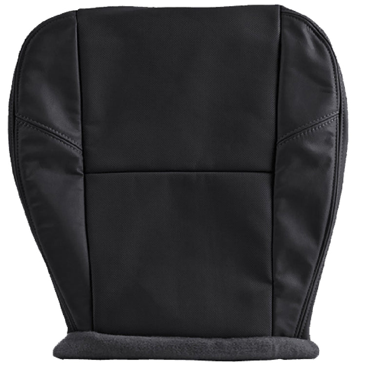 2010  Chevrolet Avalanche 1500 LTZ - Crew Cab - Front Row Passenger Side Bottom Cover - Ebony OEM Leather/Vinyl w/ Perforated Inserts for Heated/Cooled Seats (Trim & Seat Code 196/AN3)