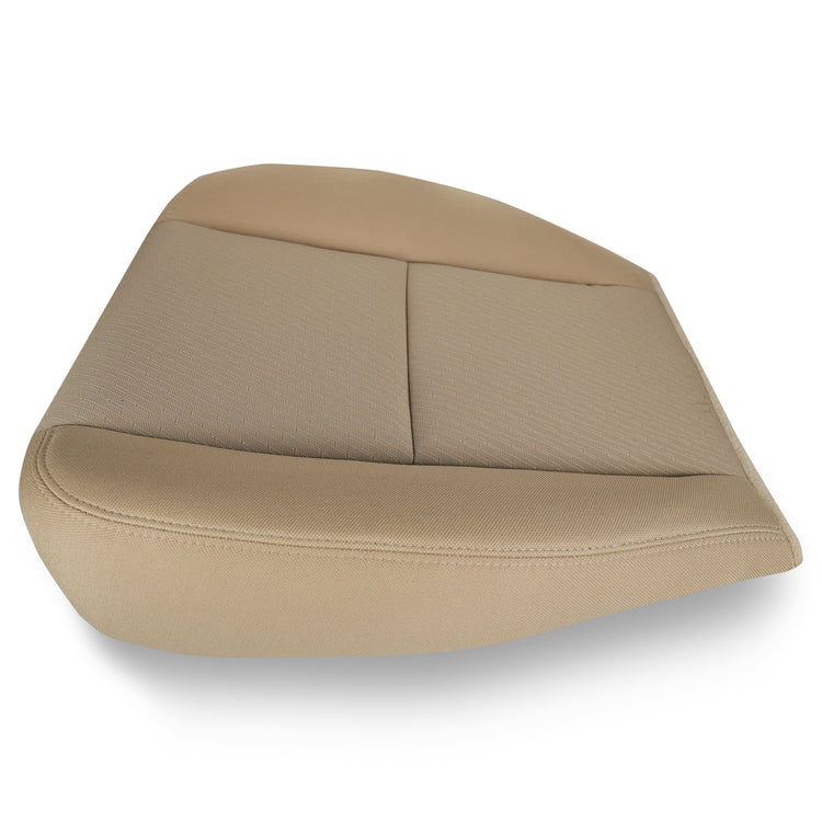 2007 - 2008 Chevrolet Tahoe LT - Passenger Side Bottom Replacement Seat Cover - Light Cashmere Cloth