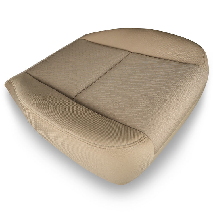 2012  Chevrolet Silverado 2500 LT - Regular Cab - Front Row Passenger Side Bottom Cover - Light Cashmere OEM Cloth (Trim & Seat Code 33C/A95)