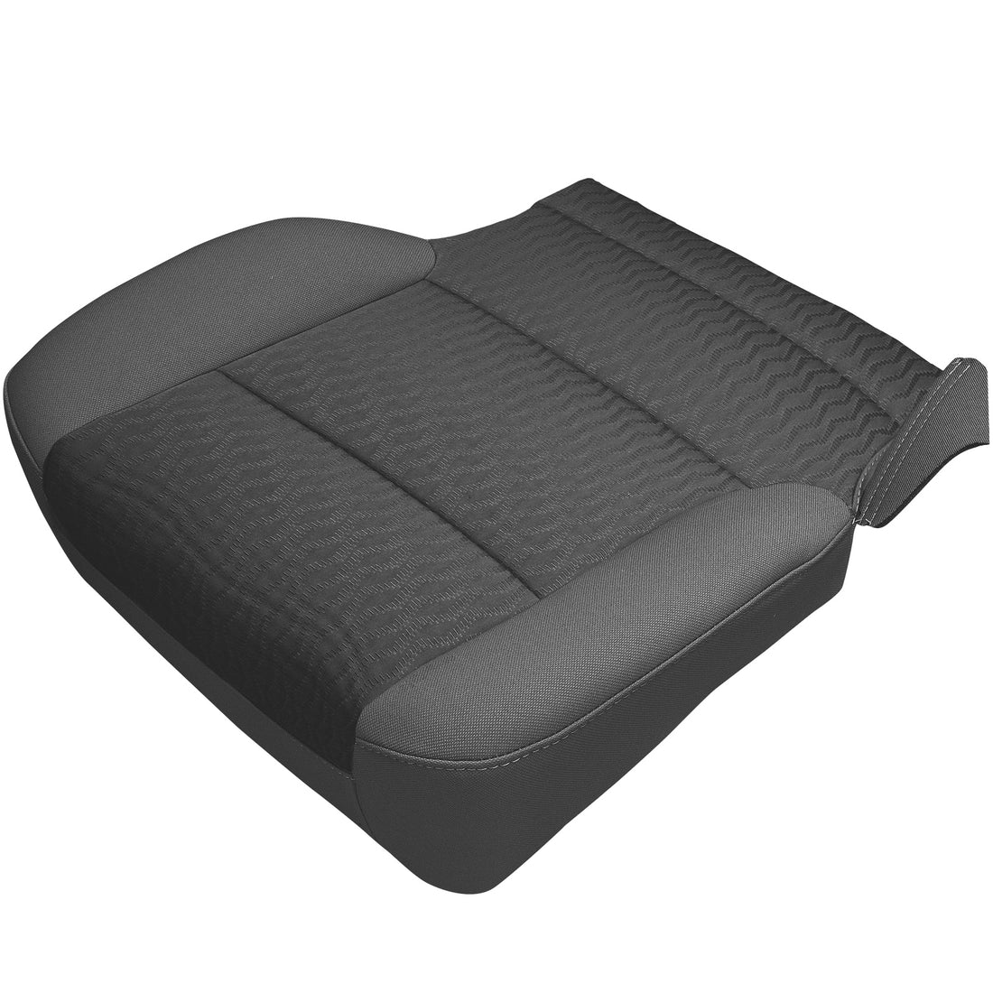 Left angle of seat cover in Jet Black for Chevrolet Suburban