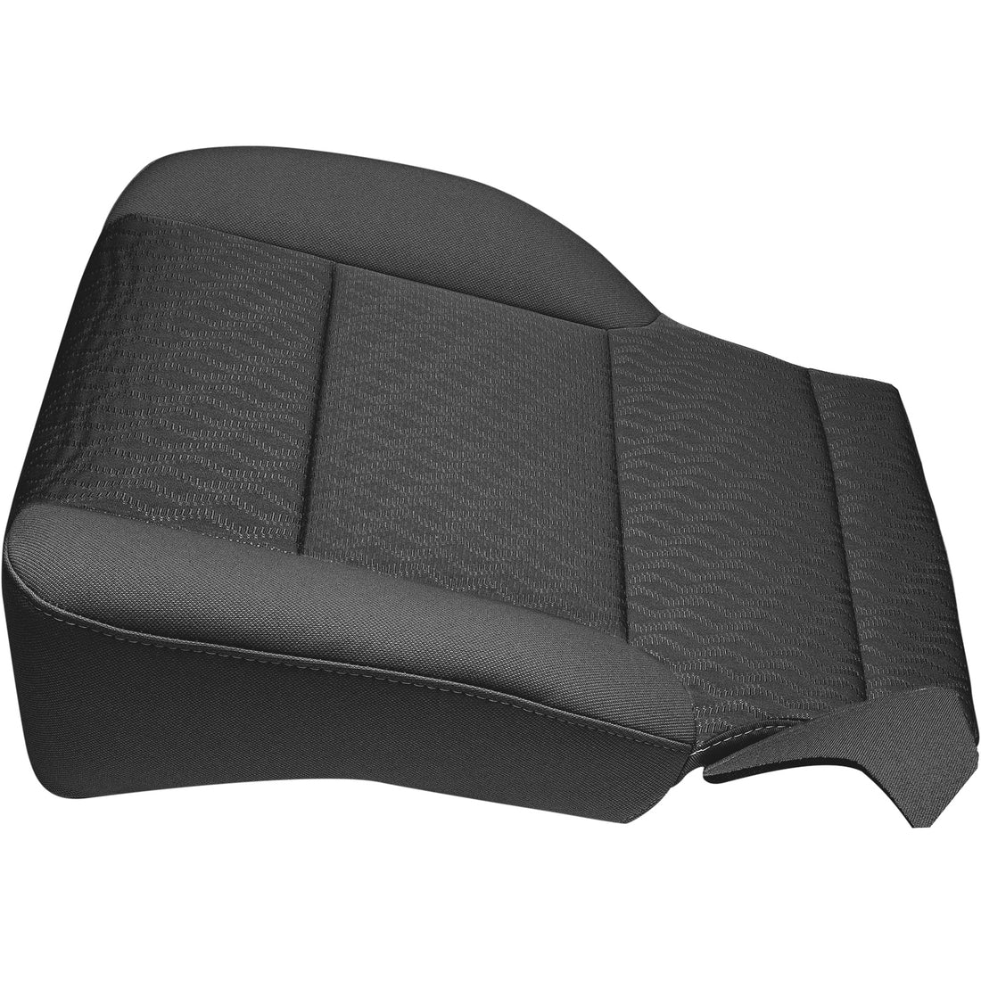 Left angle of seat cover in Jet Black for Chevrolet Suburban