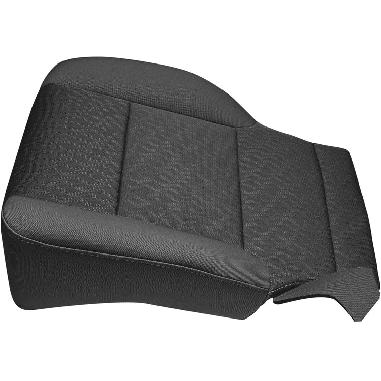 Left angle of seat cover in Jet Black for Chevrolet Suburban