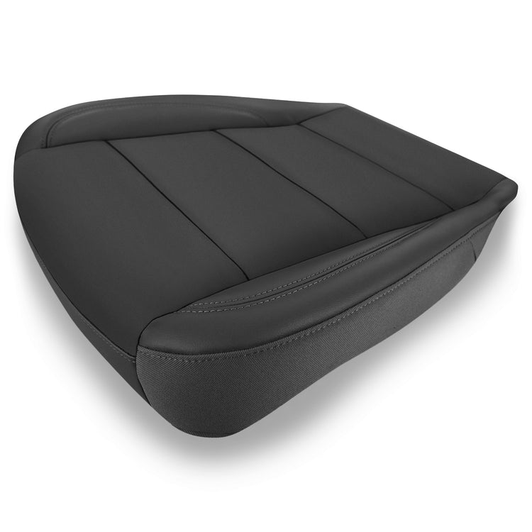 2021 - 2025 Chevrolet Suburban LT - Driver Side Bottom Cover - Material Config: OEM Leather/Vinyl - Jet Black