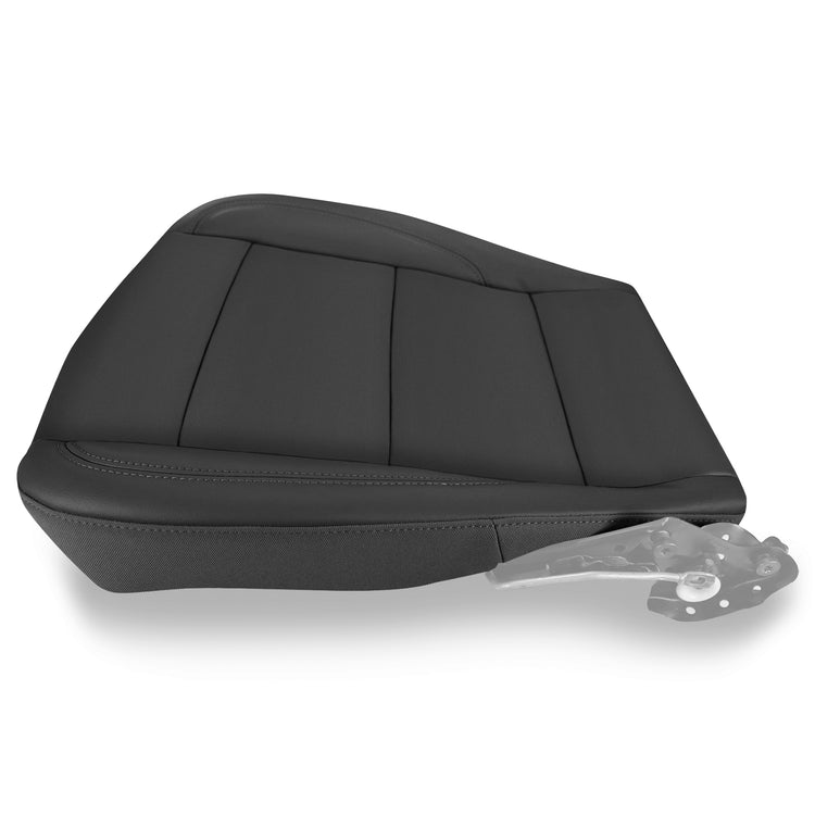 2021 - 2025 Chevrolet Suburban LT - Driver Side Bottom Cover - Material Config: OEM Leather/Vinyl - Jet Black