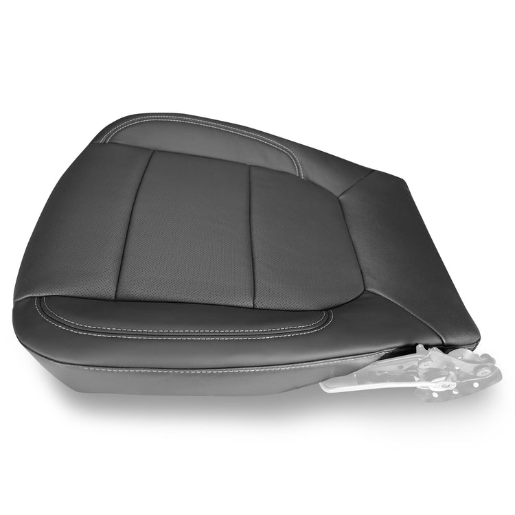 2019 - 2021 GMC Sierra 1500 SLT - Driver Side Bottom Cover - Material Config: OEM Leather/Vinyl - Jet Black