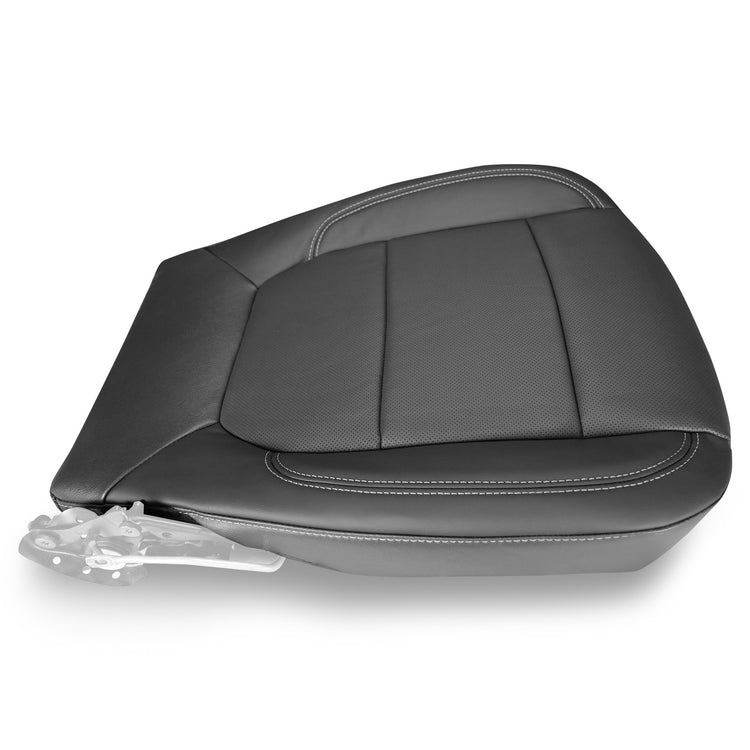 2019 - 2021 GMC Sierra 1500 SLT - Passenger Side Bottom Cover - Material Config: OEM Leather/Vinyl - Jet Black