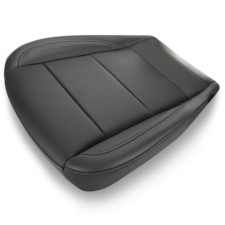 2024 - 2025 Chevrolet Silverado 3500 LTZ - Driver Side Bottom Cover - Material Config: OEM Leather/Vinyl - Jet Black