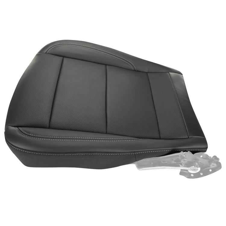 2024 - 2025 Chevrolet Silverado 3500 LTZ - Driver Side Bottom Cover - Material Config: OEM Leather/Vinyl - Jet Black
