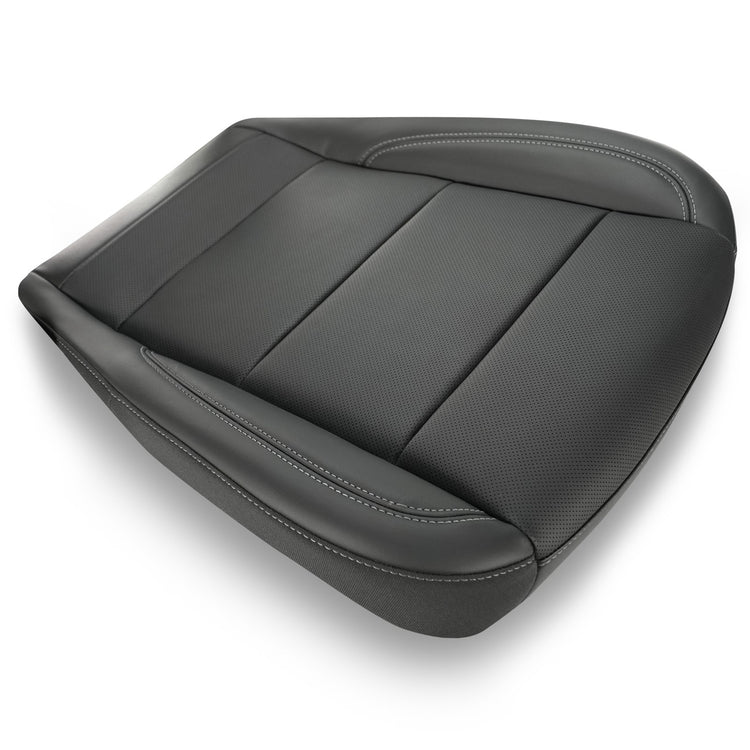 2024 - 2025 Chevrolet Silverado 2500 LTZ - Passenger Side Bottom Cover - Material Config: OEM Leather/Vinyl - Jet Black