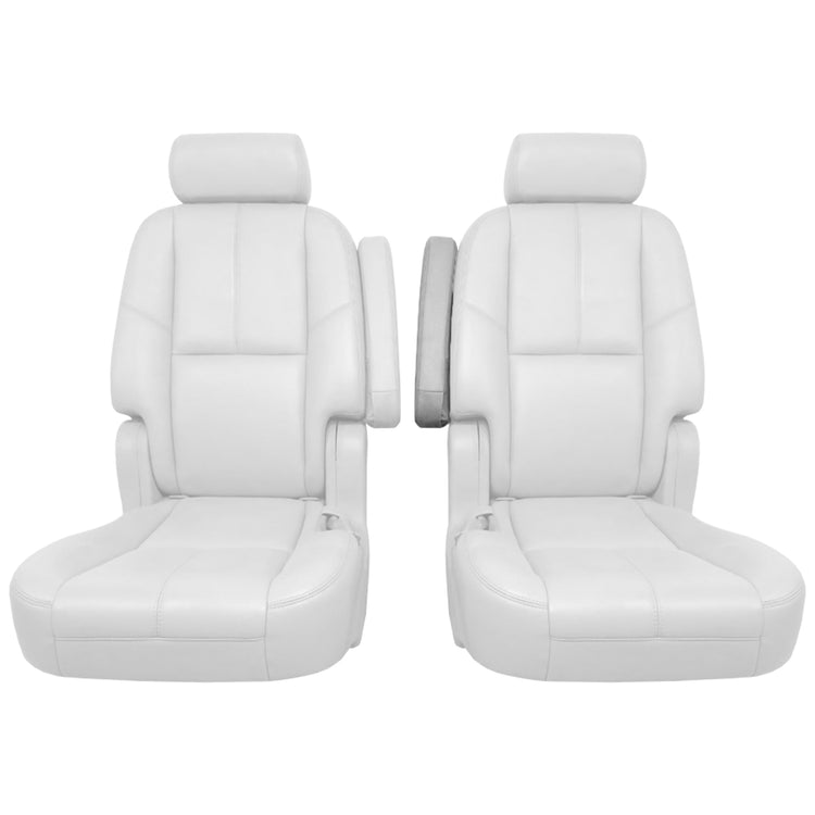 Front view of driver in Ebony for Cadillac Escalade