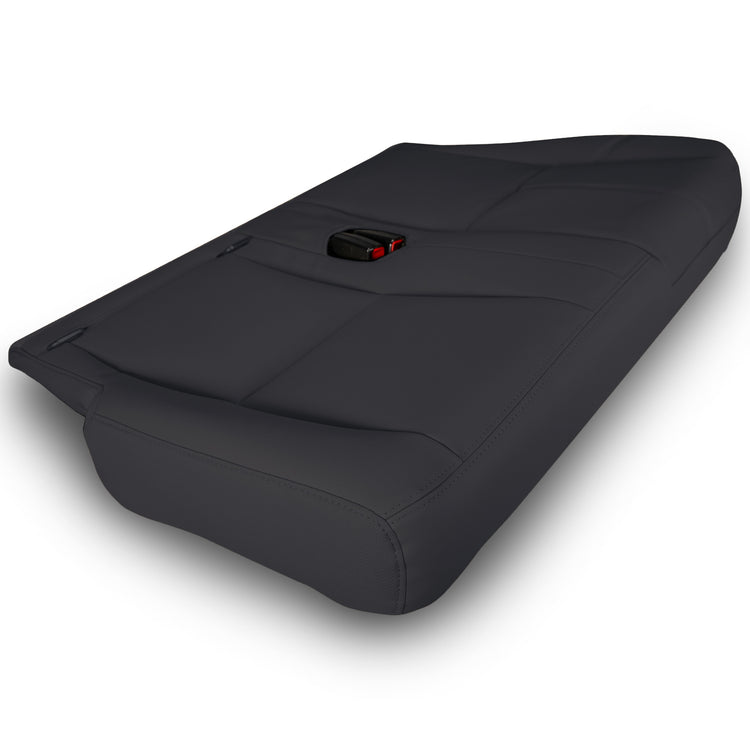 2007 - 2008 Chevrolet Suburban LT  Z71, 60/40 Second Row Driver Side 60 Portion Bottom Cover, Ebony Vinyl