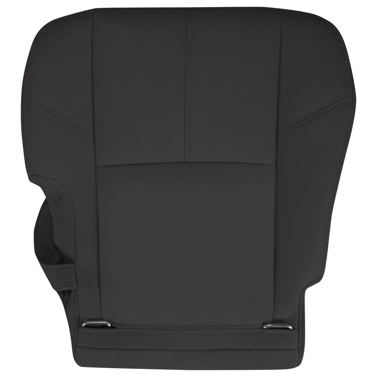 2007- 2009 Chevrolet Tahoe LT, Bucket Second Row Passenger Side Bottom Cover, Ebony Leather/Vinyl