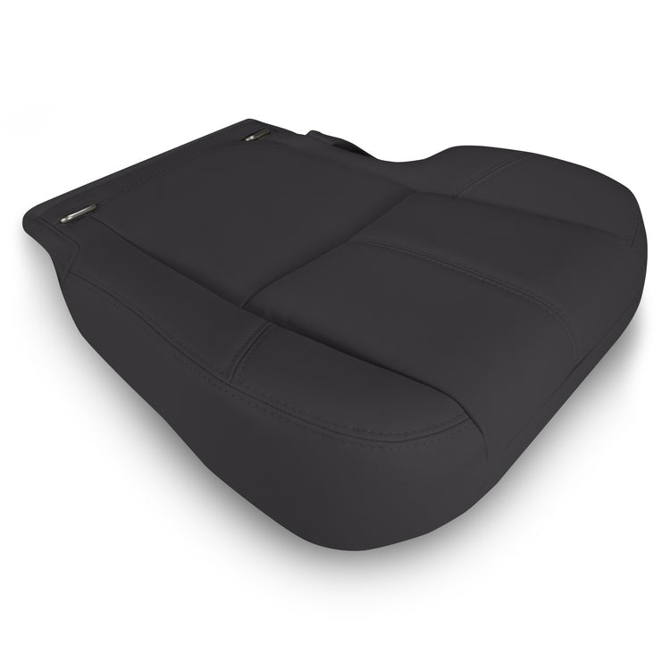 2007- 2009 Chevrolet Tahoe LT, Bucket Second Row Passenger Side Bottom Cover, Ebony Leather/Vinyl