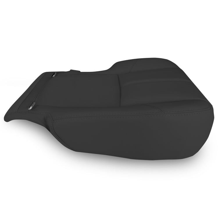 2007- 2009 Chevrolet Tahoe LT, Bucket Second Row Passenger Side Bottom Cover, Ebony Leather/Vinyl