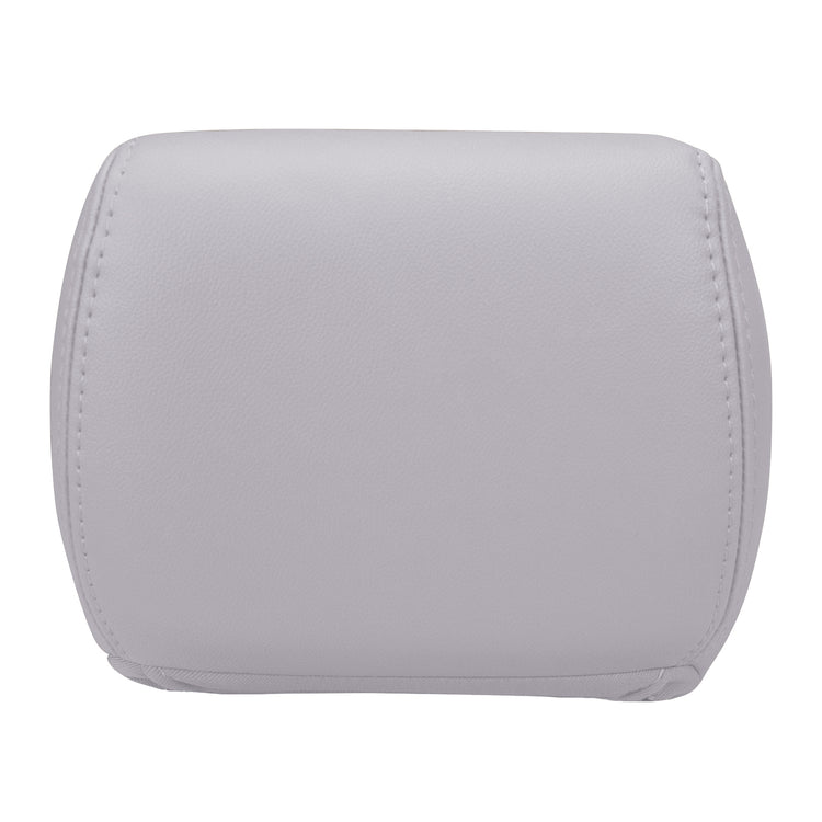 2010 - 2014 GMC Yukon SLT, 60/40 Second Row Driver Side Headrest Cover, Light Titanium Vinyl