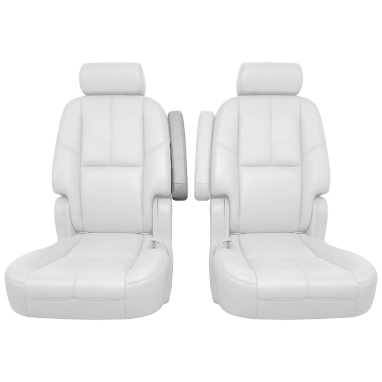 Front view of passenger in Light Cashmere for Cadillac Escalade