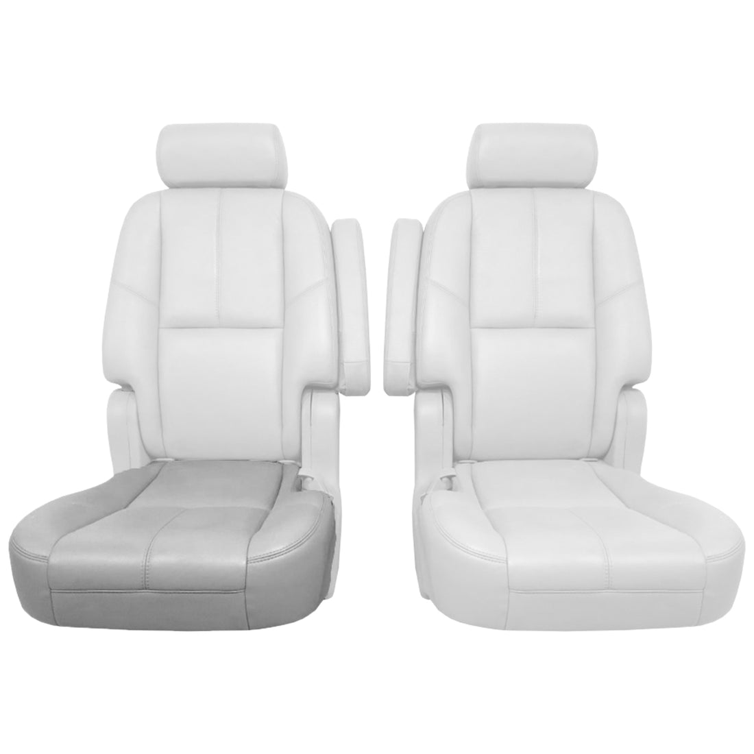 Front view of passenger in Light Cashmere for Cadillac Escalade
