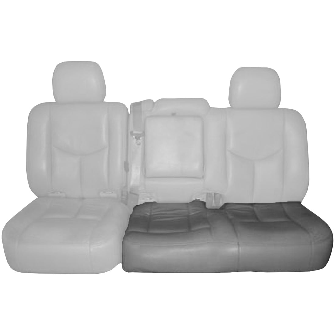Front view of driver in Medium Neutral w/ Shale Insert for GMC Yukon