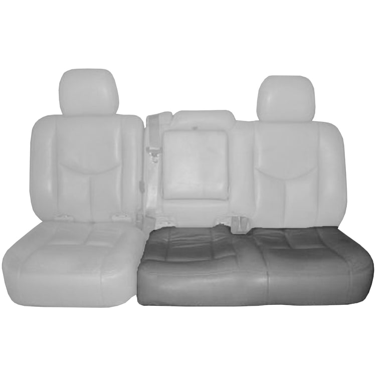 Front view of driver in Medium Neutral w/ Shale Insert for GMC Yukon