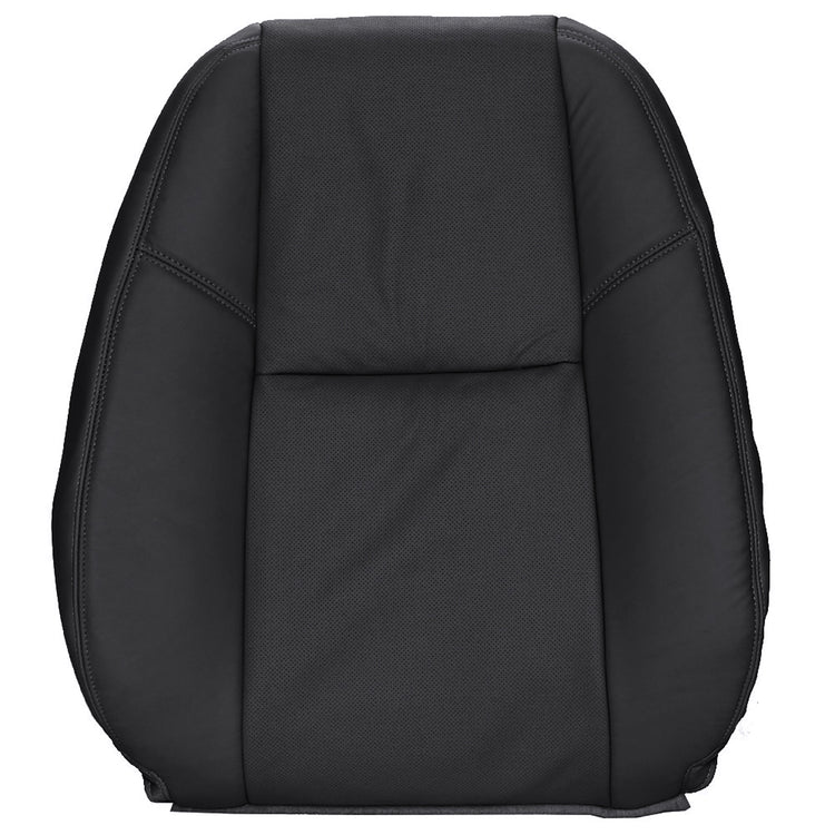 2014  Chevrolet Silverado 3500 LTZ - Crew Cab - Front Row Passenger Side Top Cover - Ebony OEM Leather/Vinyl w/ Perforated Inserts for Heated/Cooled Seats  (Trim & Seat Code 196/AN3)