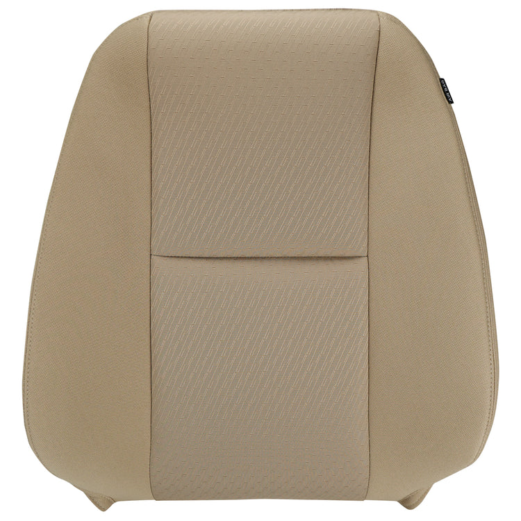 2010  Chevrolet Silverado 1500 LT - Regular Cab - Front Row Driver Side Top Cover - For Seat w/ Side Impact Airbags - Light Cashmere OEM Cloth (Trim & Seat Code 31C/A95)