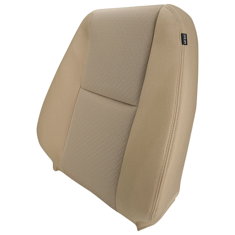 2010  Chevrolet Silverado 1500 LT - Regular Cab - Front Row Driver Side Top Cover - For Seat w/ Side Impact Airbags - Light Cashmere OEM Cloth (Trim & Seat Code 31C/A95)