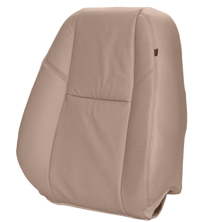 2013  Chevrolet Silverado 2500 LTZ - Crew Cab - Front Row Driver Side Top Cover - Light Cashmere OEM Leather/Vinyl w/ Perforated Inserts for Heated/Cooled Seats & Side Impact Airbags (Trim & Seat Code 336/AN3)