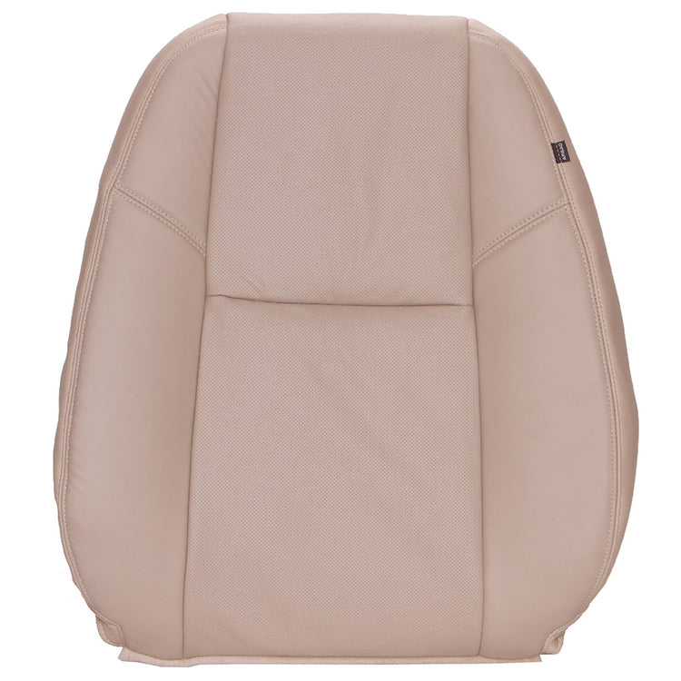 2013  Chevrolet Silverado 2500 LTZ - Crew Cab - Front Row Driver Side Top Cover - Light Cashmere OEM Leather/Vinyl w/ Perforated Inserts for Heated/Cooled Seats & Side Impact Airbags (Trim & Seat Code 336/AN3)