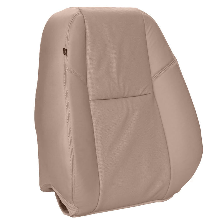 2013  Chevrolet Silverado 2500 LTZ - Crew Cab - Front Row Passenger Side Top Cover - Light Cashmere OEM Leather/Vinyl w/ Perforated Inserts for Heated/Cooled Seats & Side Impact Airbags (Trim & Seat Code 336/AN3)