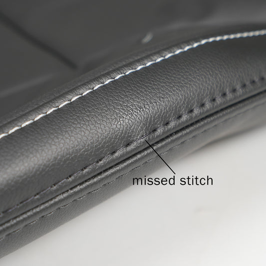 2015 GMC Sierra 3500 SLT Crew Cab, Front Row Driver Side Top Cover, Jet Black Leather/Vinyl with Outboard Side Impact Airbag - CLEARANCE - FINAL SALE