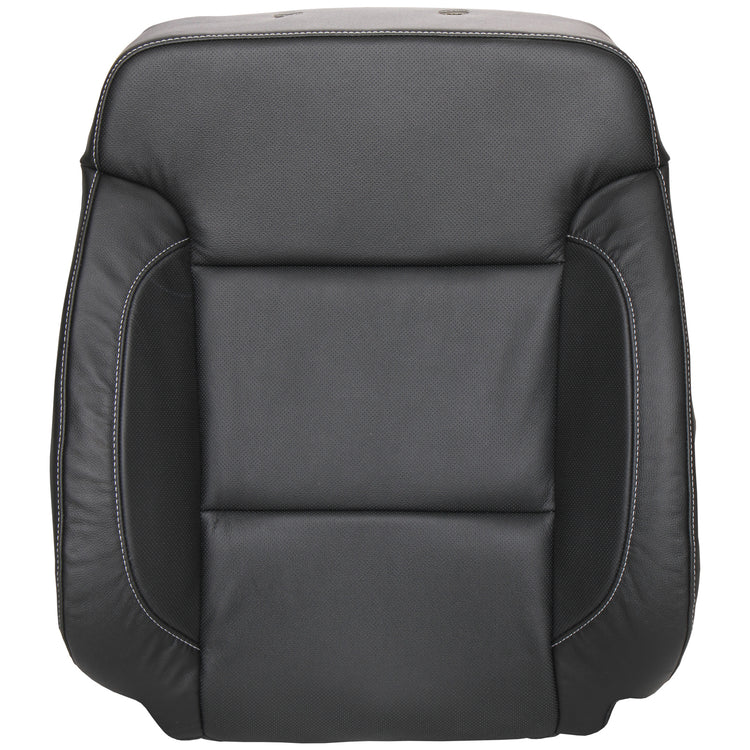 thumbnail image 2 of Soillar Front Leather Seat Cover Set For 07-14 Chevy GMC Truck SUV - Black (193) 2 of 6