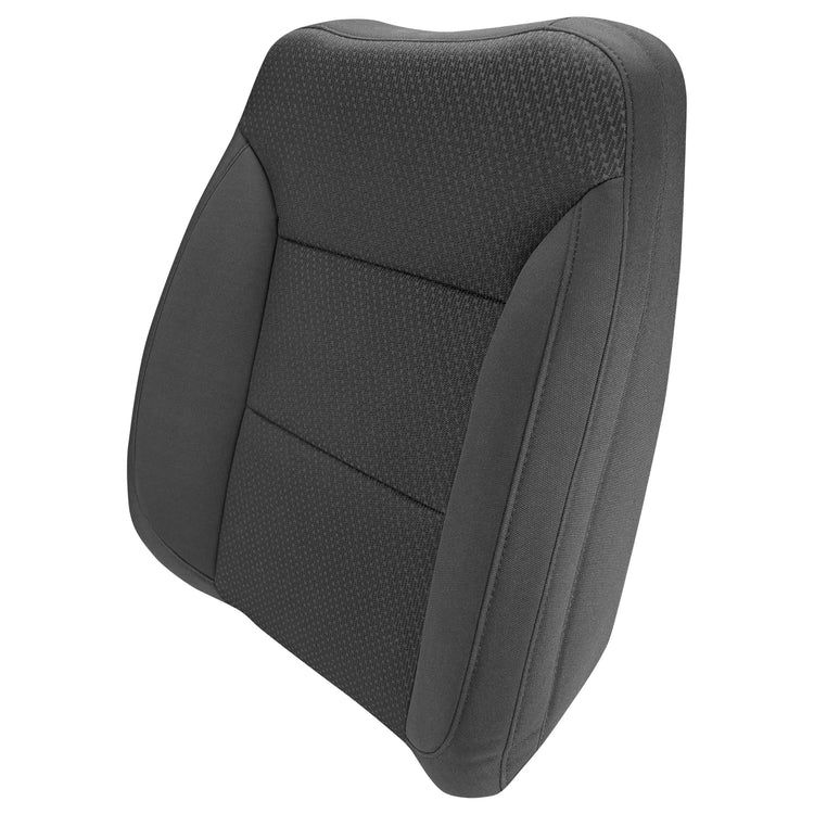 2022 - 2025 GMC Sierra 1500 Base | Front Row | Driver Side Top Cover | Material Config: OEM Cloth | Jet Black | Compatible w/ Side Impact Airbag